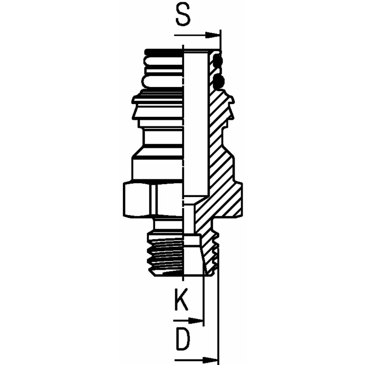 Wabco Schnellkupplung 8939203672 - 893 920 367 2 passend für 93152412