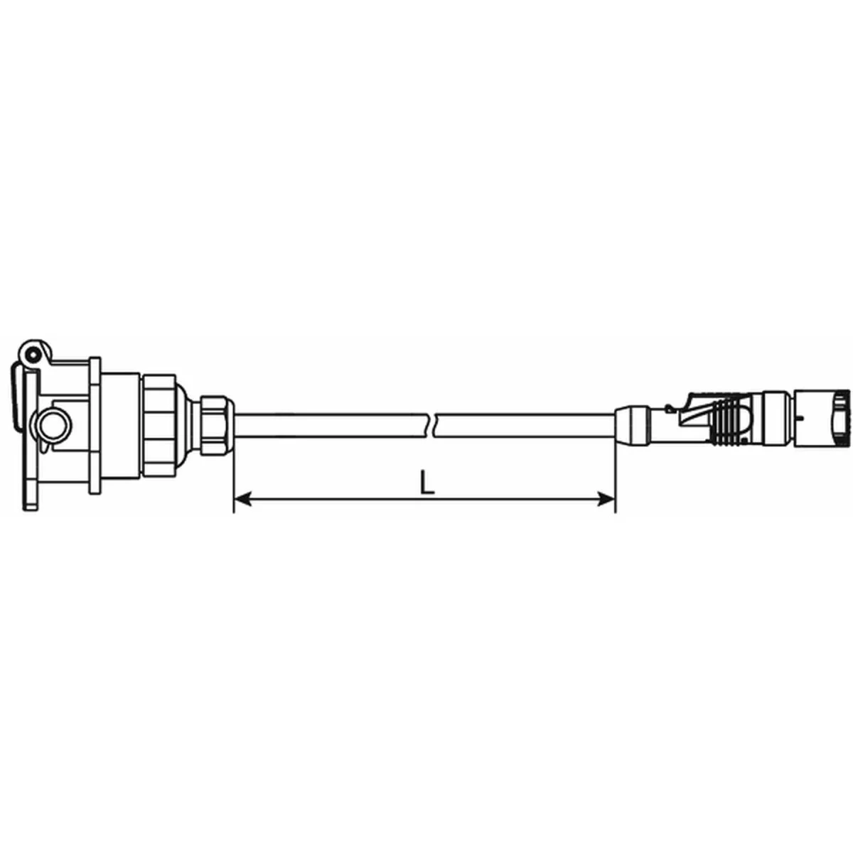 Wabco Versorgungskabel EBS 4491731000 - 449 173 100 0 passend für 1067499