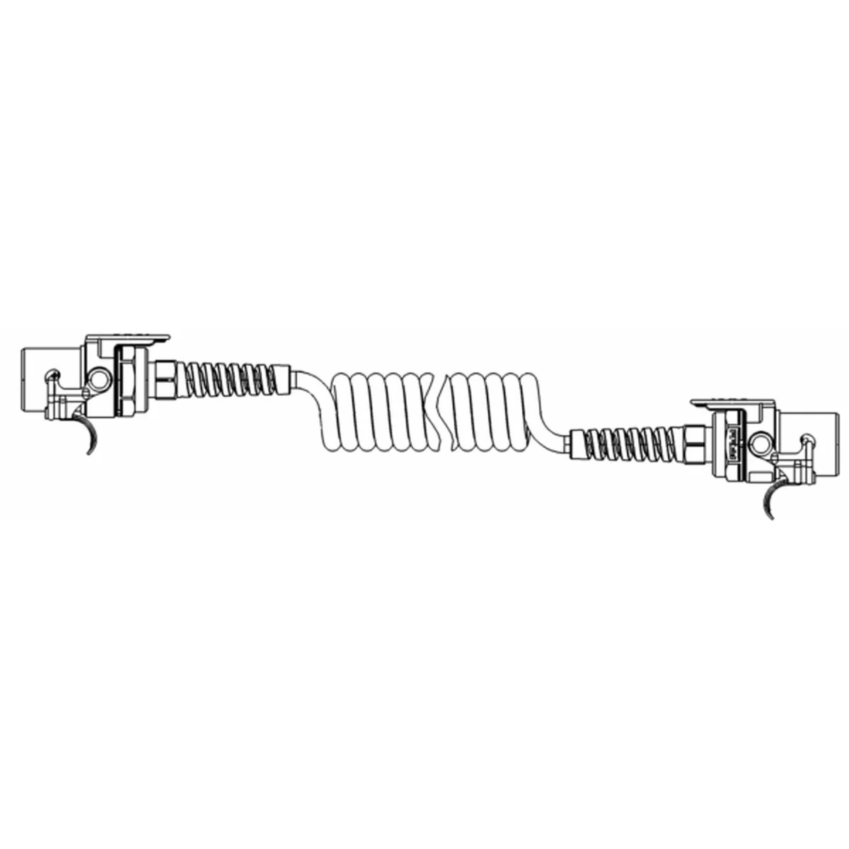 Wabco Wendelflexkabel Economic 4460082380 - 446 008 238 0