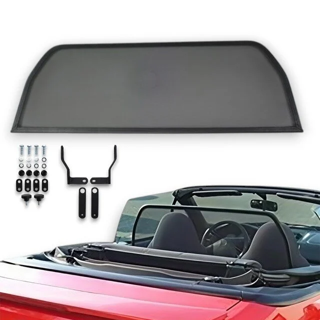 Windschott passend für Toyota Paseo in schwarz