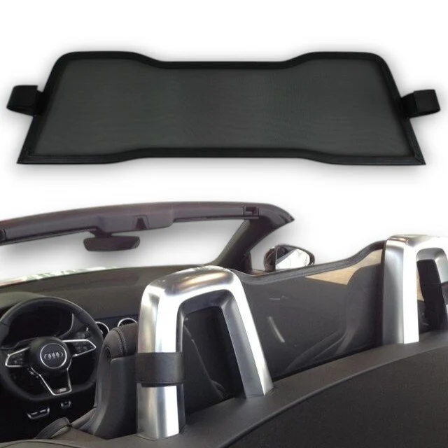 Windschott Spiegel Design passend für Audi TT FV9 in schwarz