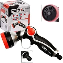 YATO MULTIBRAUSE GARTENBRAUSE ALU-SPRITZ-PISTOLE 7-Funktionen GARTEN BEWÄSSERN