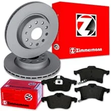 ZIMMERMANN BREMSSCHEIBEN 280mm + BELÄGE VORNE für OPEL MERIVA A B + CORSA C