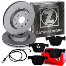 Zimmermann BREMSSCHEIBEN 365mm + BELÄGE VORNE passend für BMW X5 E70 + X6 E71