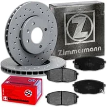 ZIMMERMANN SPORT BREMSSCHEIBEN 300mm + BELÄGE VORNE passend für HYUNDAI i30 FD