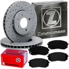 ZIMMERMANN SPORT BREMSSCHEIBEN 300mm + BELÄGE VORNE passend für KIA SOUL II PS